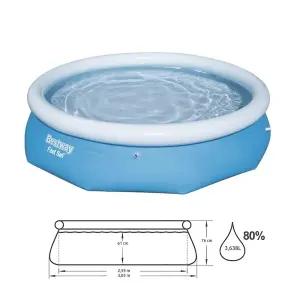 Expanding Swimming Pool For Children 10ft 305x76cm - Bestway 57266