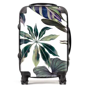 Watercolor Tropical Leaf Suitcase - Cabin