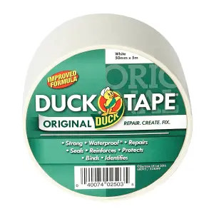 Duck White Duct Tape (L)5m (W)50mm