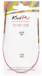 SYMFONIE FC 25X2.25 - Symfonie: Knitting Pins: Circular: Fixed: 25cm x 2.25mm - KnitPro