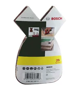 BOSCH Mixed Grit Sanding Sheets (25/Pack) (To Fit: Bosch PSM PRIMO Sander)