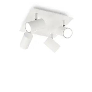 Luminosa Spot 4 Light Ceiling Light White