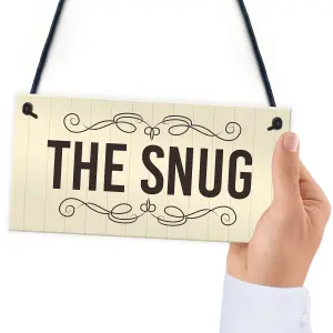 New Home Gift For Friend Family The Snug Plaque Home Decor Summerhouse Sign