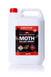 Karlsten Moth Killer Fast Eradicatio n of carpet Moth and Clothes moths 5 Litre