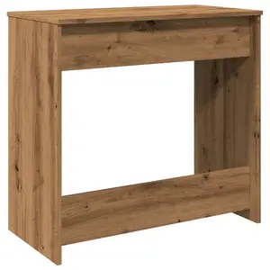 Berkfield Desk Artisian Oak 80x40x75 cm Engineered Wood