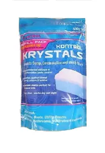 4 x Kontrol Moisture Trap Krystals - Refill Pack 500g, Damp Absorbing