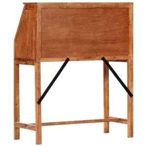 Berkfield Writing Desk 90x40x107cm Solid Acacia Wood