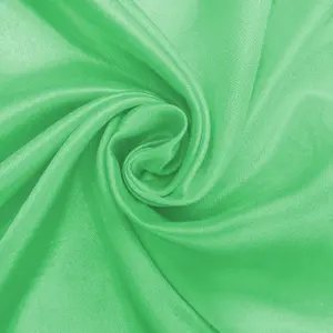 10m x 1.5m Ice Silk Smooth Fabric Roll for Overlay Backdrop Event Christmas Decor, Green