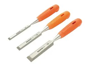 Bahco 414-S3-EUR 414 Bevel Edge Chisel Set, 3 Piece BAH414S3