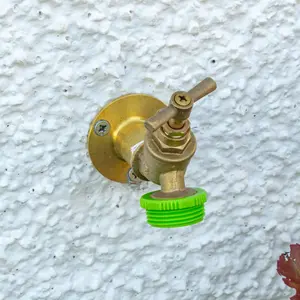 garden watering outdoor tap threaded adaptor to fit 1/2" bsp or 3/4" bsp tap,universal hose connection