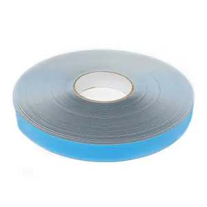 SteelFlex 25mm Wide Steel Tape - Gloss White & Foam Adhesive (30 Metre Length)