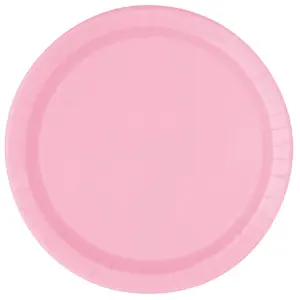 Amscan Paper Dessert Plate (Pack of 8) Pink (One Size)