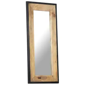 Berkfield Mirror 110x50 cm Solid Mango Wood