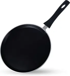 New 28.5cm Non Stick Classic Tawa Pan Easy Cooking Flat Handle Chapati