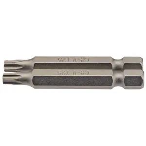 Draper T25 1/4" Hex. Draper TX-STAR Insert Bit 50mm Long x 2 66489