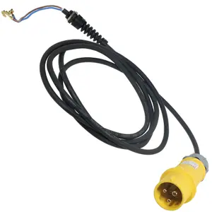 SPARES2GO 110v Cable Power Lead Compatible with Belle Minimix 150 M12 Cement Mixer