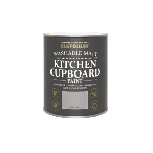 Rust-Oleum Winter Grey Matt Kitchen Cupboard paint, 750ml