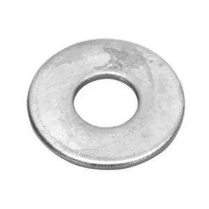 Sealey Flat Washer M8 x 21mm Form C BS 4320 - Pack of 100 Silver FWC821