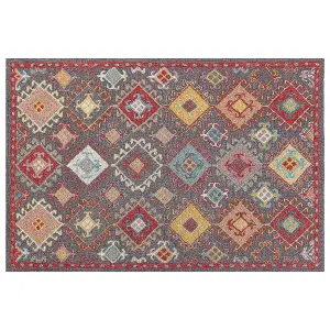 Wool Area Rug 140 x 200 cm Multicolour FINIKE