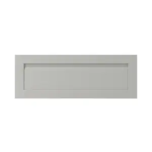 GoodHome Garcinia Integrated handle Matt stone Shaker 2 drawer front, bridging door & bi fold door 1000mm