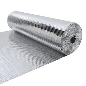 Reflective Single Bubble Aluminum Foil Insulation Roll 15m(L) x 1m(W)