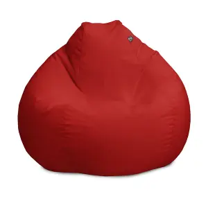 rucomfy Outdoor Water Resistant Slouchbag Beanbag - Red