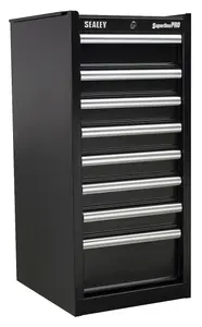 Sealey Hang-On Chest 8 Drawer with Ball-Bearing Slides - Black AP33589B