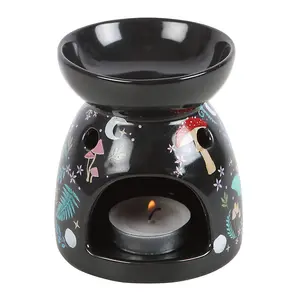 Ceramic Dark Forest Print Oil Burner