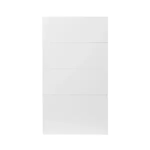 GoodHome Stevia Gloss white Multi drawer front, Pack of 1 (H)715mm (W)397mm (T)18mm