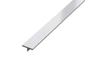 ILCOM decorative profile Ts 15mm x 2440mm x 0.6mm Silver Brushed Stainless Steel