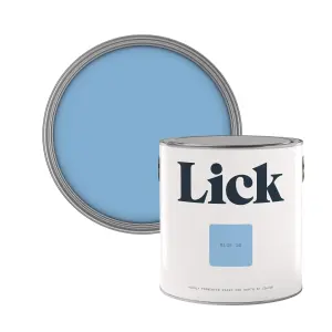 Lick Blue 10 Matt Emulsion paint, 2.5L