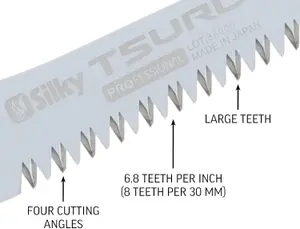 Silky 450-20 Tsurugi Straight Bladed Pruning Saw 200mm