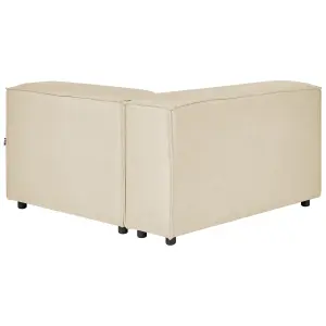 Linen Corner Section Beige APRICA