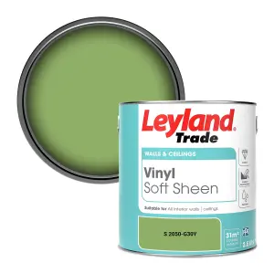 Leyland Trade Vinyl Soft Sheen Walls & Ceilings Emulsion Paint (S 2050-G30Y) - 2.5L