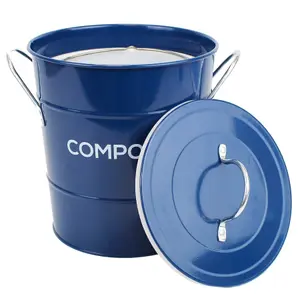 Caddy Company Compost Pail - Dark Blue/Navy