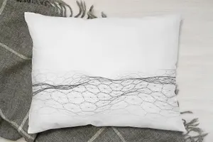 Cushions - futuristic digital landscape (Cushion) / 45cm x 30cm