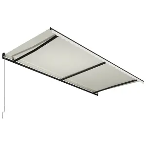 Berkfield Manual Retractable Awning 600x300 cm Cream