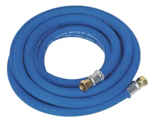 Sealey Air Hose 5m x 10mm with 1/4"BSP Unions Extra-Heavy-Duty