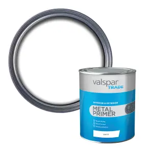 Valspar Trade White Matt Metal Primer, 1L