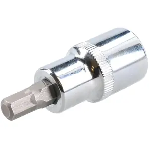 7mm Hex Bit Metric Allen Socket Male 1/2" Drive 55mm Length Strengthened Tip