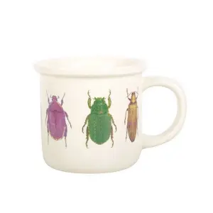 Something Different Home And Garden Beetle Ceramic Mug Off White (One Size)