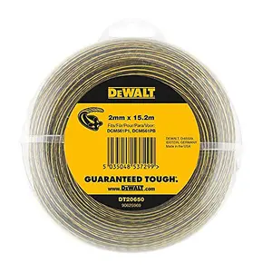 Dewalt DT20650-QZ Line Trimmer Wire 2mm 15.2m Dewalt DCM561 DCM561P1 DCM561PB