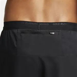 Nike Stride Men's Dri-FIT 13cm (Approx.) Hybrid Running Shorts - Black - Polyester