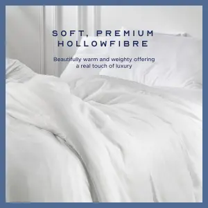 Snuggledown Luxuriously Cosy Hotel 4.5 Tog Duvet + 2 Medium Support Pillows