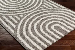 MARAVA Modern Shaggy Area Rug 160 x 213 cm