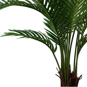 110cm Artificial Areca Palm Tree Potted in Black Pot