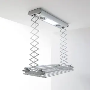 Air 120, Ceiling Electric hanging rack with remote control, 122x57x30cm