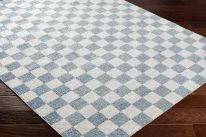 CHELSEA Machine Washable Checkered Area Rug 200 x 275 cm