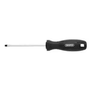 Draper Slotted Hard Grip Screwdriver, 4.0 x 100mm 13531