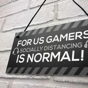 Funny Gaming Sign Gamer Gift For Son Lockdown Gift Boys Bedroom Sign Gift For Him